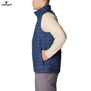 Gilet matelassé imperméable d'extérieur, nouvelle arrivée, fabrication professionnelle, coupe-vent, à capuche, sans manches, réversible - Product Image 3