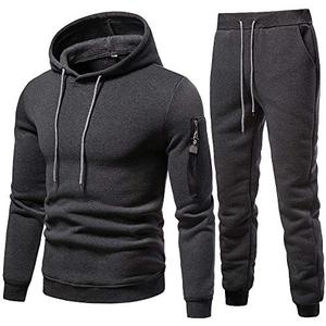 Survêtements en polaire écologiques d'hiver, vente en gros personnalisée, plusieurs couleurs unies, jogging pour hommes, polyester/coton de haute qualité - Product Image 4