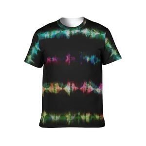 Venta al por mayor barato OEM diseño 2024 recién llegado hombres 100 por ciento algodón Unisex colorido transpirable hombres Tie Dye camisetas - Product Image 6