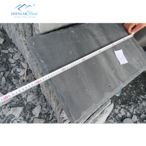 Tuiles plates modernes d'<span class=keywords><strong>ardoise</strong></span> grise noire de pierre naturelle pour des villas résistantes à la chaleur plus de 5 ans de garantie - Product Image 2