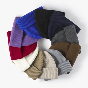 Gorro de punto de invierno unisex con bordado 3D y logotipo personalizado Puff impresión al por mayor gorros para hombres y mujeres 2026 - Product Image 1