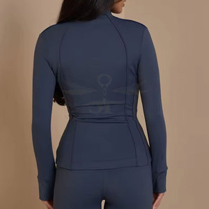 Veste de sport respirante et écologique pour femme, idéale pour l'automne, personnalisable OEM, haute qualité, vente en gros - Product Image 3
