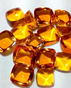 AA ซิทรีนธรรมชาติสีเหลืองน้ำตาล-ก้อน5-7มม. 2-4กะรัตแว็กซ์/ทาน้ำมันสำหรับทำเครื่องประดับ - Product Image 2