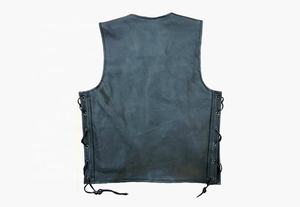 Chaleco de Motociclista de Alta Calidad, Personalizado, a la Moda, Elegante, Chaleco de Cuero para Hombre y Mujer - Product Image 2