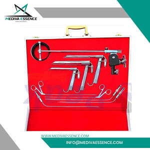 Ensemble de chirurgie micro-laryngée de haute qualité Source d'alimentation manuelle en acier inoxydable couteau rétracteur pince composants en plastique - Product Image 4