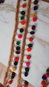 Filet de dentelle polyvalent avec broderie Zari et fil pour l'exportation de vêtements de mode Fourni en vrac Prêt à expédier - Product Image 6