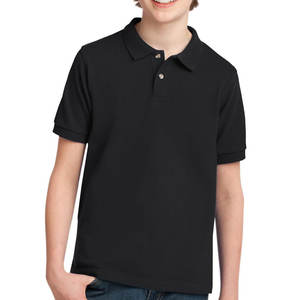 The Youth PIQUE เสื้อโปโลแขนสั้น PIQUE, เสื้อโปโลผ้าฝ้ายสีทึบมีปก - Product Image 1