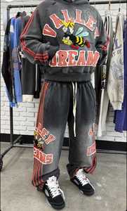 Vêtements de sport de qualité supérieure Survêtements d'entraînement en polaire technique Style de luxe Survêtements décontractés pour hommes avec logo personnalisé - Product Image 2