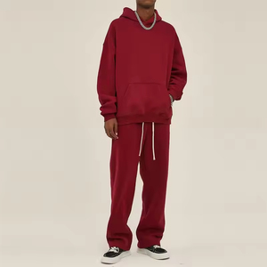 Ensemble de survêtement unisexe pour homme, personnalisé, lourd, pour l'hiver, jogging et sweat à capuche, 100% coton, streetwear avec couleurs et logo personnalisés - Product Image 6