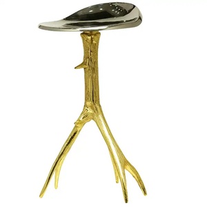 Mesa auxiliar de metal de aluminio de estilo moderno, muebles decorativos de color plateado para sala de estar, precio al por mayor del proveedor de la India - Product Image 6