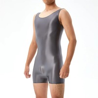 Sexy rayonne Fitness lutte Singlet hommes gilet body combinaison pour vêtements actifs et sport intimes sous-vêtements vêtements de nuit