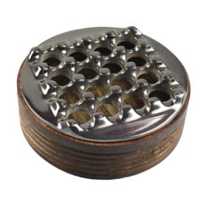 Plateau à fumée nautique de qualité industrielle avec base ronde en bois, finition multicolore, dernières conceptions pour la maison - Product Image 1