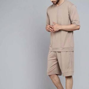 Latest Fashion Wear Printing Summer Short Sets Casual Solid Color Men's Clothing T-<b>shirt</b> and Short Sets High Quality Cheap Price - Product Image 4