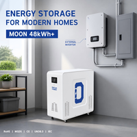 Batería Solar LiFePO4 Docan Energy de 48 kWh, 51.2 V, 942 Ah, Sistema de Almacenamiento de Energía de Respaldo para Toda la Casa, Stock en EE. UU., DDP para Puerto Rico