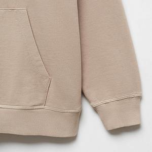 Sudadera con capucha de algodón 100% de primera calidad para hombre, ropa de calle de gran tamaño de lana de invierno de peso pesado, Sudadera con capucha teñida lisa con logotipo personalizado - Product Image 6