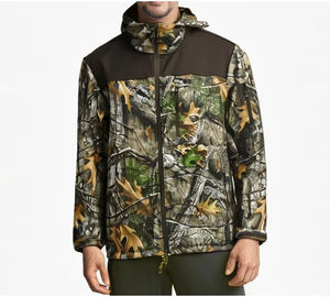 Vêtements de chasse tactiques imperméables en softshell d'hiver, camouflage pour hommes, impression personnalisée, veste de chasse - Product Image 3