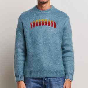 Nouveautés 2025 – Pulls pour hommes 100 % coton à col rond, personnalisables avec logo, anti-rétrécissement, streetwear confortable, style hip-hop ample - Product Image 6