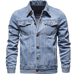 Chaquetas Vaqueras Delgadas de Camuflaje Personalizables al por Mayor con MOQ Bajo, Chaqueta Vaquera Transpirable con Bolsillos Delanteros y Logotipo para Hombre - Product Image 1