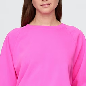 Pull-over confortable pour femme en couleur unie, prix avantageux pour les acheteurs en gros, manches longues, design de logo personnalisé, coupe oversize, 2026 - Product Image 2