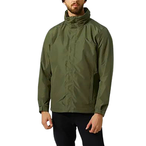 Chaqueta Impermeable Resistente para Hombre 2025, Color Azul Sólido, Estilo con Cremallera, Corte Holgado, con Capucha, Venta al Por Mayor - Product Image 3