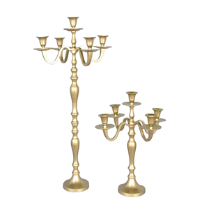 Candelabro de Metal plateado de 3 brazos de diseño moderno cristal hecho a mano boda fiesta hogar evento decoración forma personalizada centro de mesa - Product Image 2