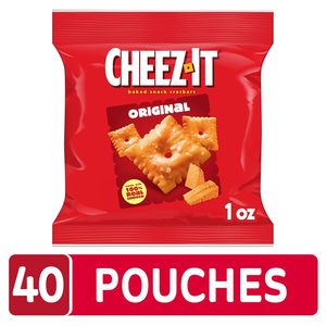 Crackers au fromage Cheez-It, crackers croustillants cuits au four, collations pour le déjeuner, saveur originale (40 paquets) - Product Image 4