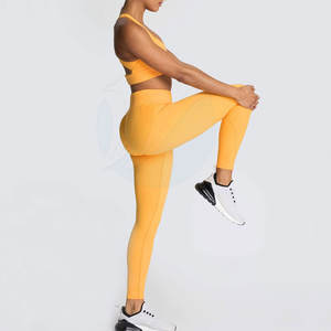 Ensemble de yoga Offre Spéciale pour femmes Meilleure qualité pour une utilisation en extérieur Grande taille Caractéristique Motif solide Vente en gros Ensemble de yoga pour femmes adultes - Product Image 5