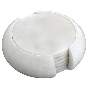 Sous-verres de thé en marbre de forme carrée de qualité durable marbre avec sous-verres décoratifs en bois de conception simple à un prix abordable - Product Image 4