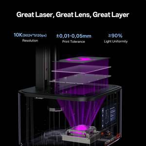 เครื่องพิมพ์เรซิ่นสามมิติ Anycubic Photon Mono 4 Ultra ขนาดพื้นที่พิมพ์ 153.4*87*165 มม.³ ระบบปรับระดับอัตโนมัติ เชื่อมต่อผ่าน USB - Product Image 3