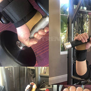 Poignées de gymnastique en cuir longue durée pour la protection des mains lors de l'entraînement physique - Product Image 3