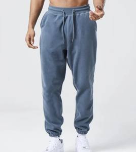 2024 hombres Casual transpirable OEM personalizado peso pesado Jogger pantalones cómodo Polar polar con lona transpirable cómodo - Product Image 4