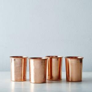 Logo personnalisé gobelet à bière en métal à paroi unique incassable en cuivre pur tasse meilleure vente articles de bar - Product Image 4
