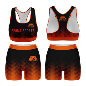 Nouveau ensemble de shorts de yoga pour femmes élégantes avec soutien-gorge de sport tenue de gymnastique confortable 2 pièces Design personnalisé pour l'entraînement et le yoga - Product Image 6