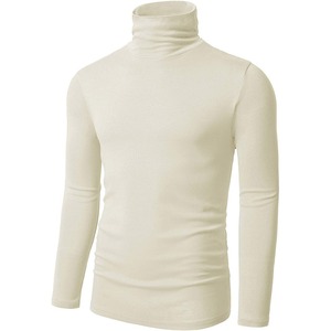 OEM Premium Quality <b>Men's</b> Slim Fit Soft Turtleneck Long Sleeve Pullover Lightweight T-Shirt for <b>Men</b> - Product Image 1