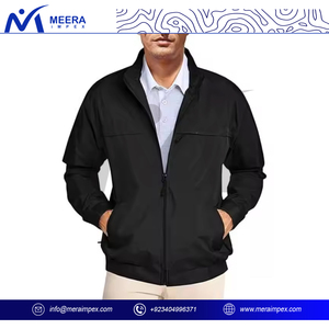 Veste coupe-vent légère pour hommes OEM pour l'hiver Impression personnalisée Style de rue populaire pour les événements publicitaires d'entraînement au travail sportif - Product Image 2