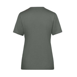 Nueva mejor calidad y diseño para mujeres Tops Verano Manga corta Camisas con cuello en V personalizadas Camisetas casuales sueltas con servicio OEM - Product Image 2
