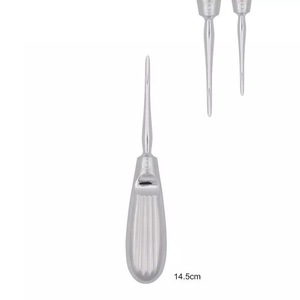 Elevadores de Raíces para Extracciones Dentales, Elevador Luxatorio de Acero Inoxidable Reutilizable, Instrumentos Quirúrgicos Manuales para Dentistas, 14.5 cm - Product Image 3