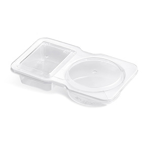 Gobelets à sauce en plastique jetables classiques JUXINDA avec couvercle, chauffables, pour assaisonnement, trempette, huile, <span class=keywords><strong>vinaigre</strong></span>, chili, stockage, cuisine et fête - Product Image 1