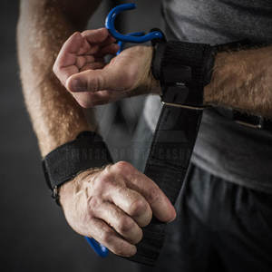 Ganchos transpirables para levantamiento de pesas Fitness con opciones personalizables Ganchos de levantamiento de pesas de estilo único Ligero - Product Image 3