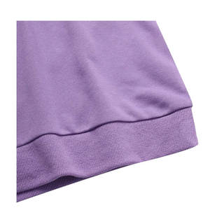 Sudaderas de mujer de color morado con cuello redondo y logotipo personalizado, ropa de mujer, sudaderas de invierno de gran tamaño lisas transpirables de algodón para mujer - Product Image 6