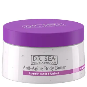 Anti-Aging-Körper butter-Lavendel, Vanille und Patch ouli von Dr. SEA Cosmetics Dead Sea Products Israel-zertifizierte kostenlose Proben