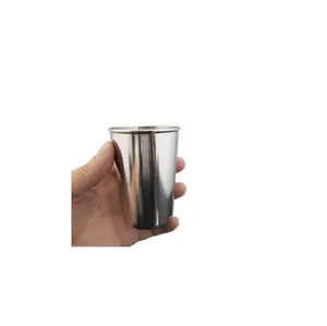 Aluminium Drinkglas Met Gevormde Borosilicaat Glazen Beker Grote Capaciteit Bekers En Aangepaste Grootte Goedkope Prijs