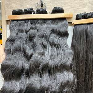 Vague naturelle de meilleure qualité dans les cheveux de trame, Extensions de cheveux crus en gros, à partir de cheveux humains crus - Product Image 3