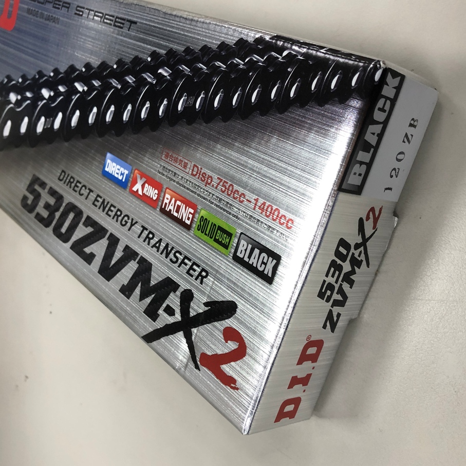 DID Black Chain X-Ring 530ZVM-X2 120ZB - Raven Edition