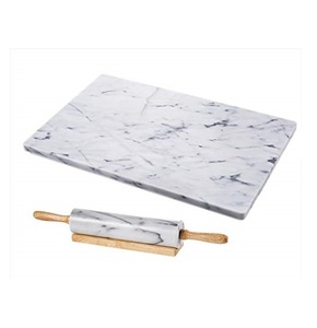 Marble Rolling <b>Board</b> square Baking and <b>Pastry</b> Use for square Marble Rolling <b>Board</b> and Pin with Wood Handle & Stand Holder - Product Image 6