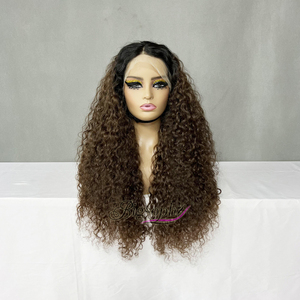 Pelucas de Cabello Humano de Lujo con Encaje Frontal 13x4, Doble Trama, Rizadas, Suaves y Amigables con la Piel, de 26 Pulgadas, Listas para Envío al por Mayor - Product Image 4