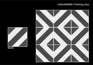 Carreaux de porcelaine durables pour extérieur, finition mate, 400x400 mm, carreaux de sol robustes pour parkings et espaces extérieurs - Product Image 5