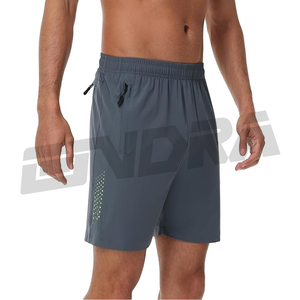 กางเกงวิ่งขาสั้นมีช่องใส่โทรศัพท์สำหรับผู้ชาย กางเกงออกกำลังกายแห้งเร็ว กางเกงออกกำลังกายน้ำหนักเบา กางเกงกีฬาที่ระบายอากาศได้ดี - Product Image 1