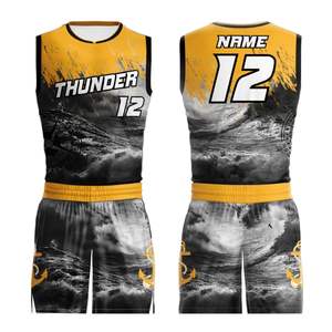 Venta al por mayor personalizado Retro baloncesto uniforme Jersey conjunto transpirable hombres baloncesto camisetas chalecos entrega rápida impresión - Product Image 5