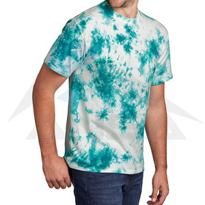 OEM Custom Cotton Multicolor <b>Tie</b> Dye Printed T Shirt for Men Loose <b>Tie</b> Dyed Streetwear-for Winter - Product Image 4